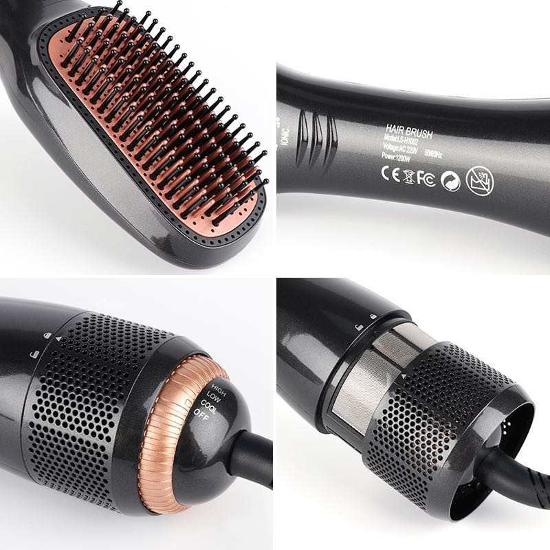 Blow dryer straightener