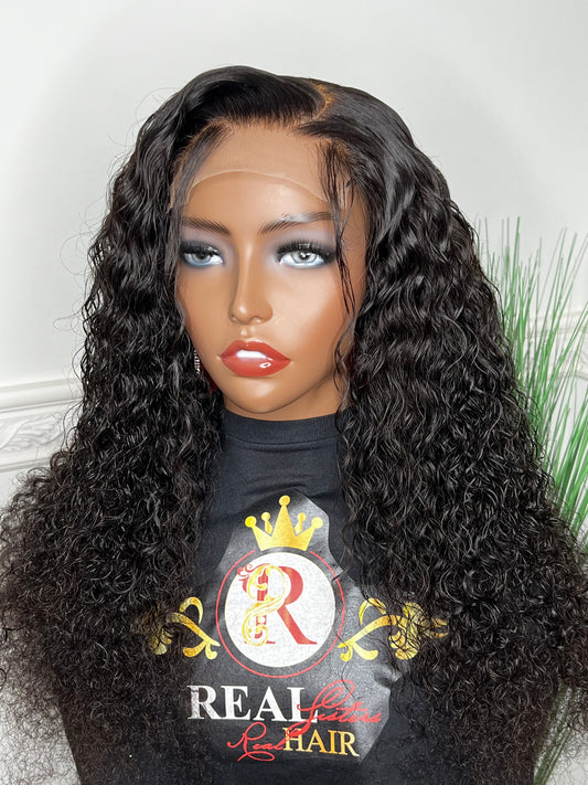 5*5 curly closure wig