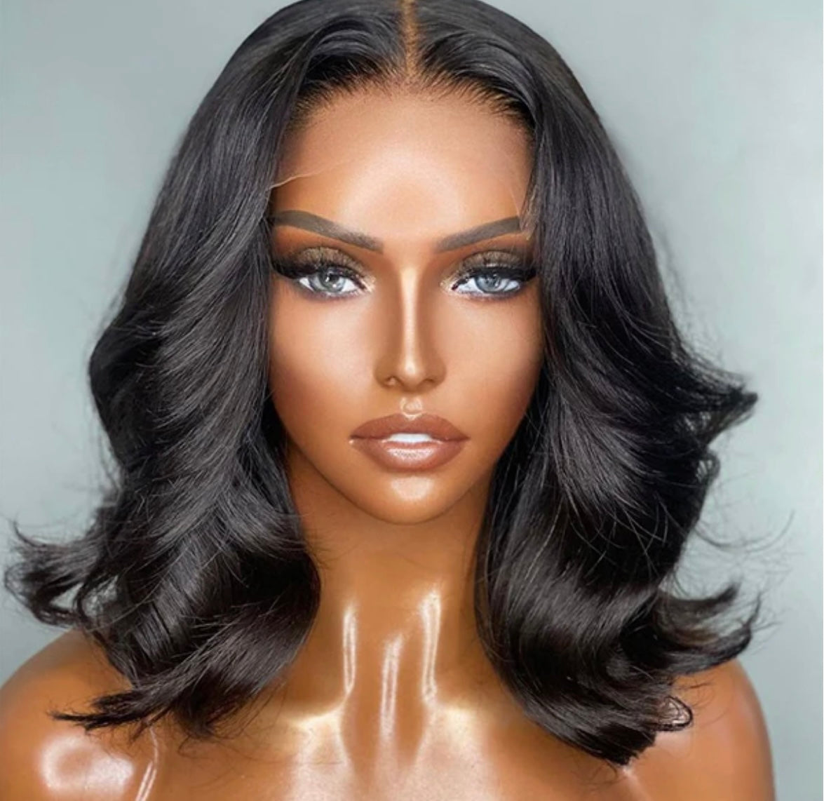 5*5 body wave closure wig